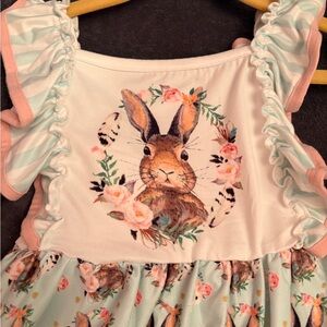 Adorable Bunny Print Dress